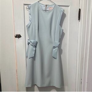 Elegant Blue Sleeveless Dress